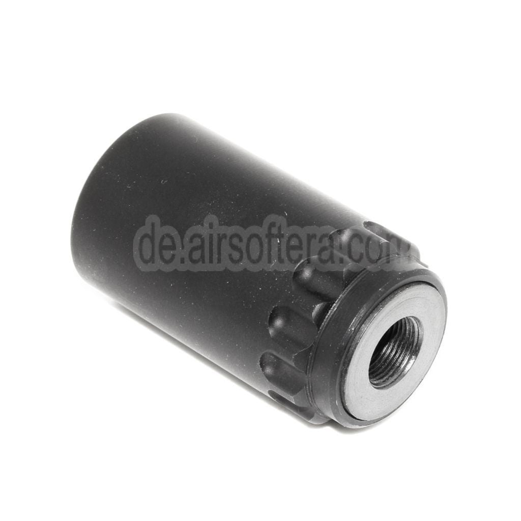 5KU 7.62 Taper Mount Flash Comp und Blast Shield Mündungsfeuerdämpfer Geeignet für -14mm CCW Gegen den Uhrzeigersinn Lauf Gewehre Airsoft Schwarz