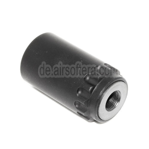 5KU 7.62 Taper Mount Flash Comp und Blast Shield Mündungsfeuerdämpfer Geeignet für -14mm CCW Gegen den Uhrzeigersinn Lauf Gewehre Airsoft Schwarz