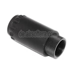 5KU 7.62 Taper Mount Flash Comp und Blast Shield Mündungsfeuerdämpfer Geeignet für -14mm CCW Gegen den Uhrzeigersinn Lauf Gewehre Airsoft Schwarz