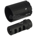 5KU Aluminum Ferfrans Modular Mündungsbremse CRD Feuerdämpfer -14mm CCW Gewinde gegen den Uhrzeigersinn