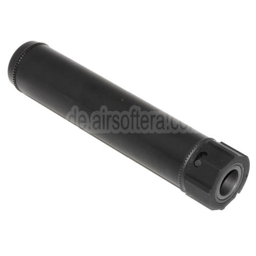 5KU 193mm SOCOM556 AR QD Schalldämpfer A mit Mündungsfeuerdämpfer Geeignet für -14mm CCW Gegen den Uhrzeigersinn Lauf Gewehre Airsoft Schwarz
