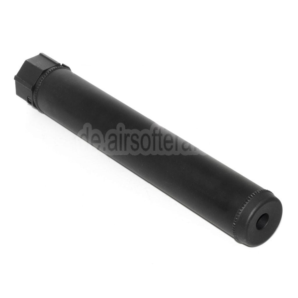 5KU 249mm SOCOM762 SS QD Schalldämpfer A mit Mündungsfeuerdämpfer Geeignet für -14mm CCW Gegen den Uhrzeigersinn Lauf Gewehre Airsoft Schwarz