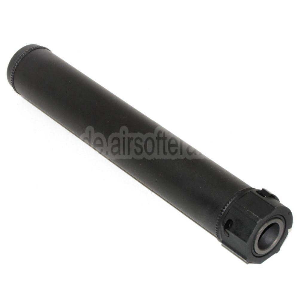 5KU 249mm SOCOM762 SS QD Schalldämpfer A mit Mündungsfeuerdämpfer Geeignet für -14mm CCW Gegen den Uhrzeigersinn Lauf Gewehre Airsoft Schwarz