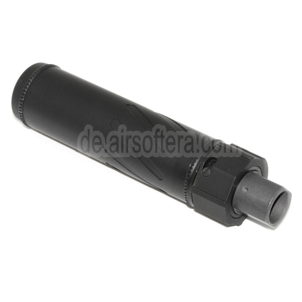 5KU 153mm/173mm SOCOM556 RC QD Schalldämpfer mit Mündungsfeuerdämpfer Geeignet für -14mm CCW Gegen den Uhrzeigersinn Lauf Gewehre Airsoft Schwarz