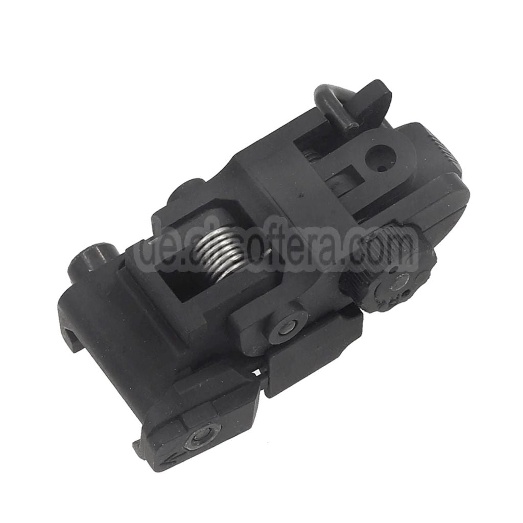AirsoftEra Plastik M4SS Umdrehen Kimme Geeignet für 20mm Picatinny Schiene Gewehre