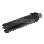 5KU 175mm SOCOM RC Monster QD Schalldämpfer mit Mündungsfeuerdämpfer Geeignet für -14mm CCW Gegen den Uhrzeigersinn Lauf Gewehre Airsoft Schwarz