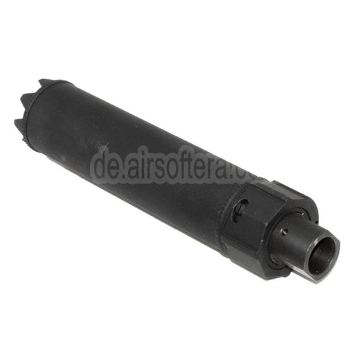 5KU 170mm/191mm SOCOM MG Monster QD Schalldämpfer mit Mündungsfeuerdämpfer Geeignet für -14mm CCW Gegen den Uhrzeigersinn Lauf Gewehre Airsoft Schwarz
