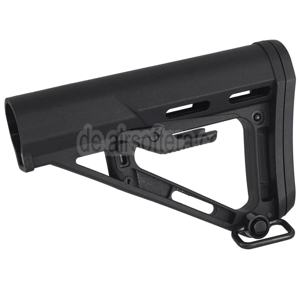 APS RS-3 Einziehbar Schaft geeignet für M4 M16 Serie AEG Gewehre Airsoft Schwarz