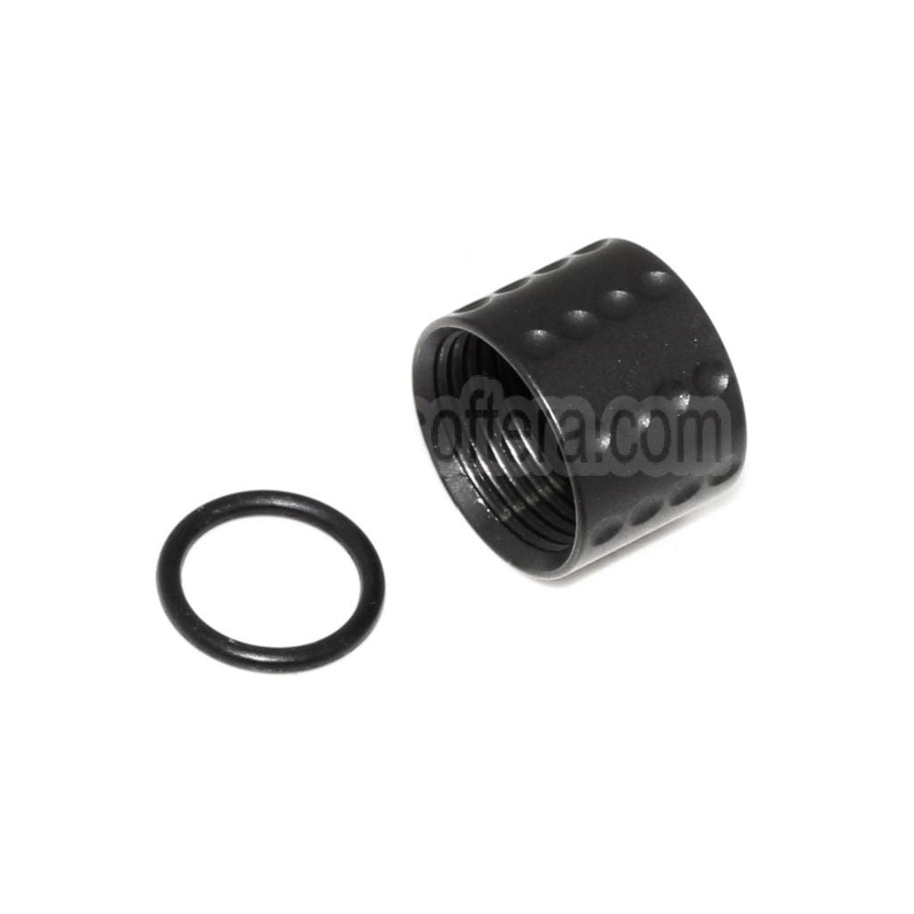 5KU Spots Knurled Laufgewinde Schutzabdeckung -14mm CCW gegen den Uhrzeigersinn Geeignet für Tokyo Marui G17 GBB Pistolen Airsoft