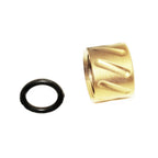 5KU Diagonals Knurled Laufgewinde Schutzabdeckung -14mm CCW gegen den Uhrzeigersinn Geeignet für Tokyo Marui G17 GBB Pistolen Airsoft
