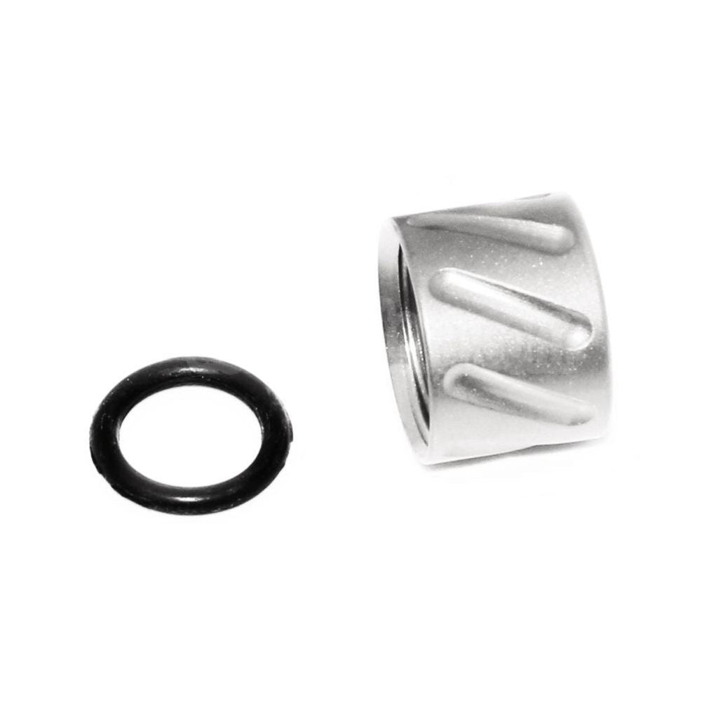 5KU Diagonals Knurled Laufgewinde Schutzabdeckung -14mm CCW gegen den Uhrzeigersinn Geeignet für Tokyo Marui G17 GBB Pistolen Airsoft