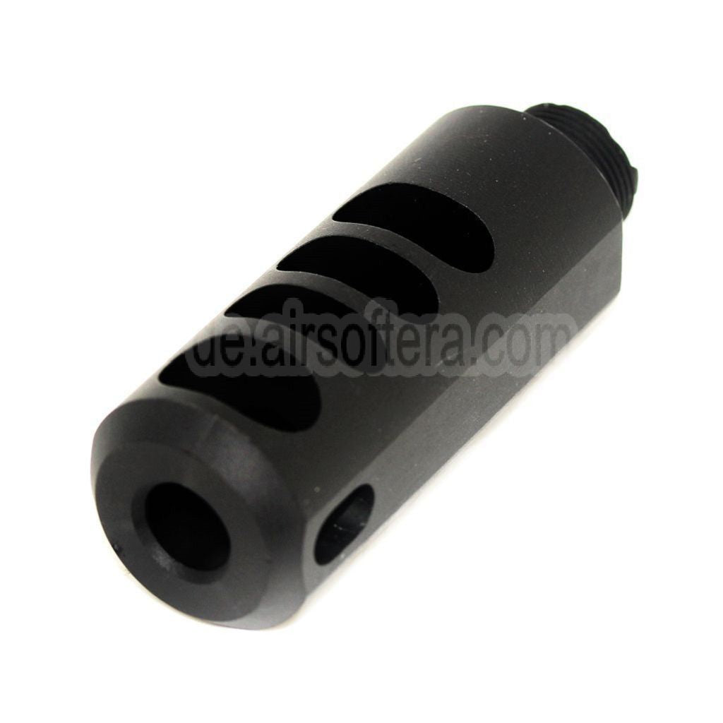 5KU Kompensator Typ 0 +14mm CW Rechtsgewinde Geeignet für Tokyo Marui Hi-Capa 5.1 Serie GBB Airsoft Pistolen Schwarz