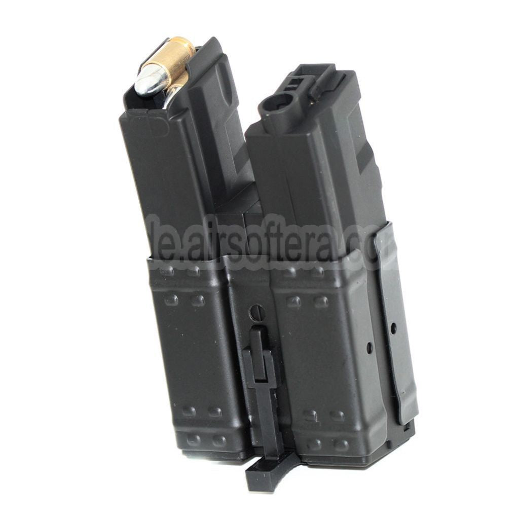 CYMA 250rd Hi-Cap Dual Magazin Geeignet für Classic Army / CYMA / G&P / Golden Eagle / JG / SRC / Tokyo Marui MP5 Serie AEG Gewehre Airsoft Black