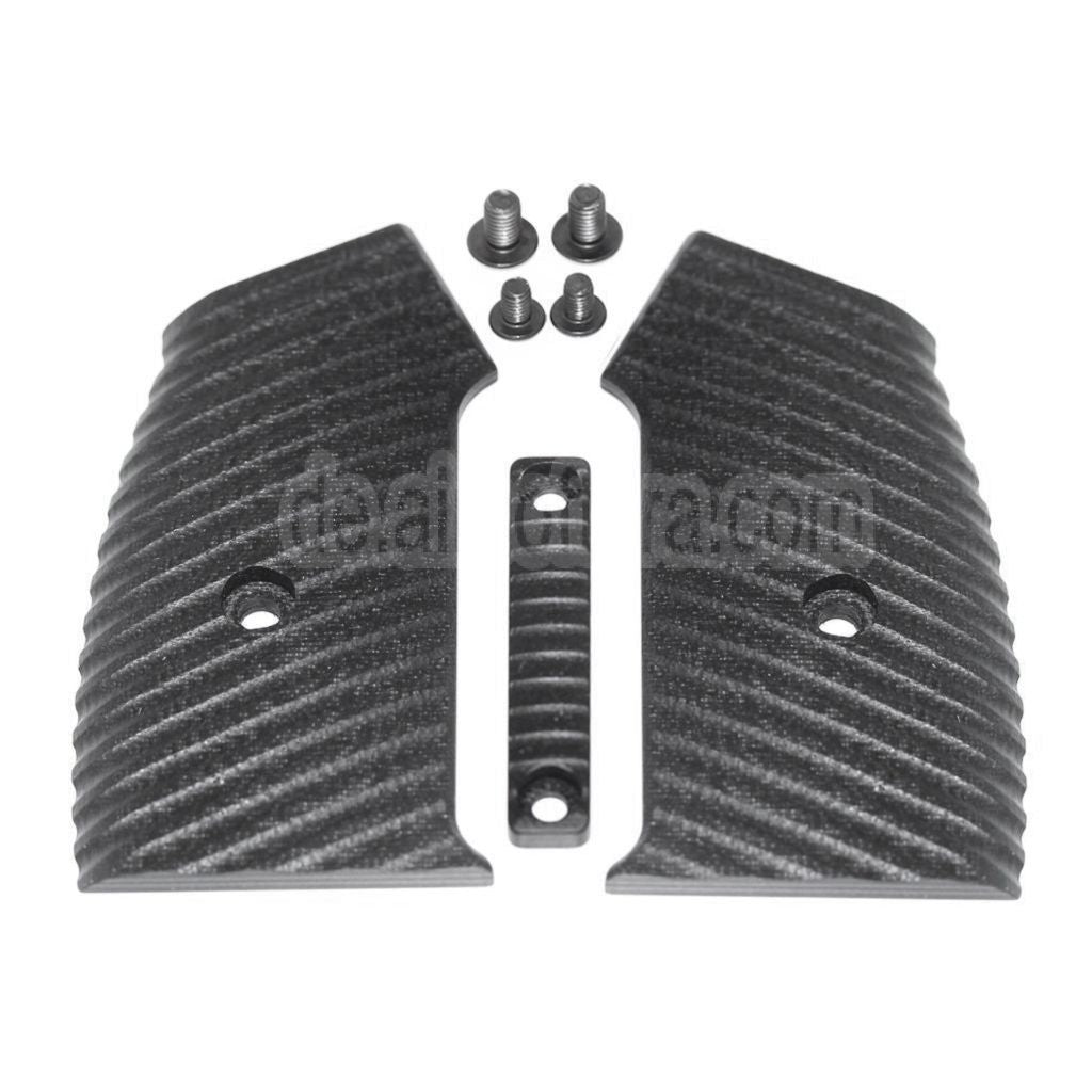 5KU Austauschbarer, kompletter modularer Pistolengriffsatz (Ball) geeignet für M4 M16 Serie GBB Gewehre Airsoft Schwarz