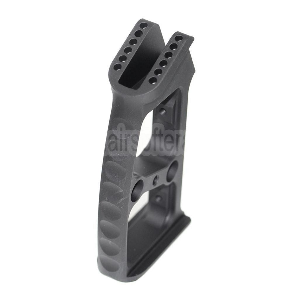 5KU Austauschbarer, kompletter modularer Pistolengriffsatz (Edge) geeignet für M4 M16 Serie GBB Gewehre Airsoft Schwarz