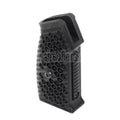 5KU Austauschbarer, kompletter modularer Pistolengriffsatz (Knurly) geeignet für M4 M16 Serie GBB Gewehre Airsoft Schwarz