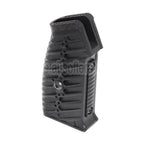 5KU Austauschbarer, kompletter modularer Pistolengriffsatz (Knurly) geeignet für M4 M16 Serie GBB Gewehre Airsoft Schwarz
