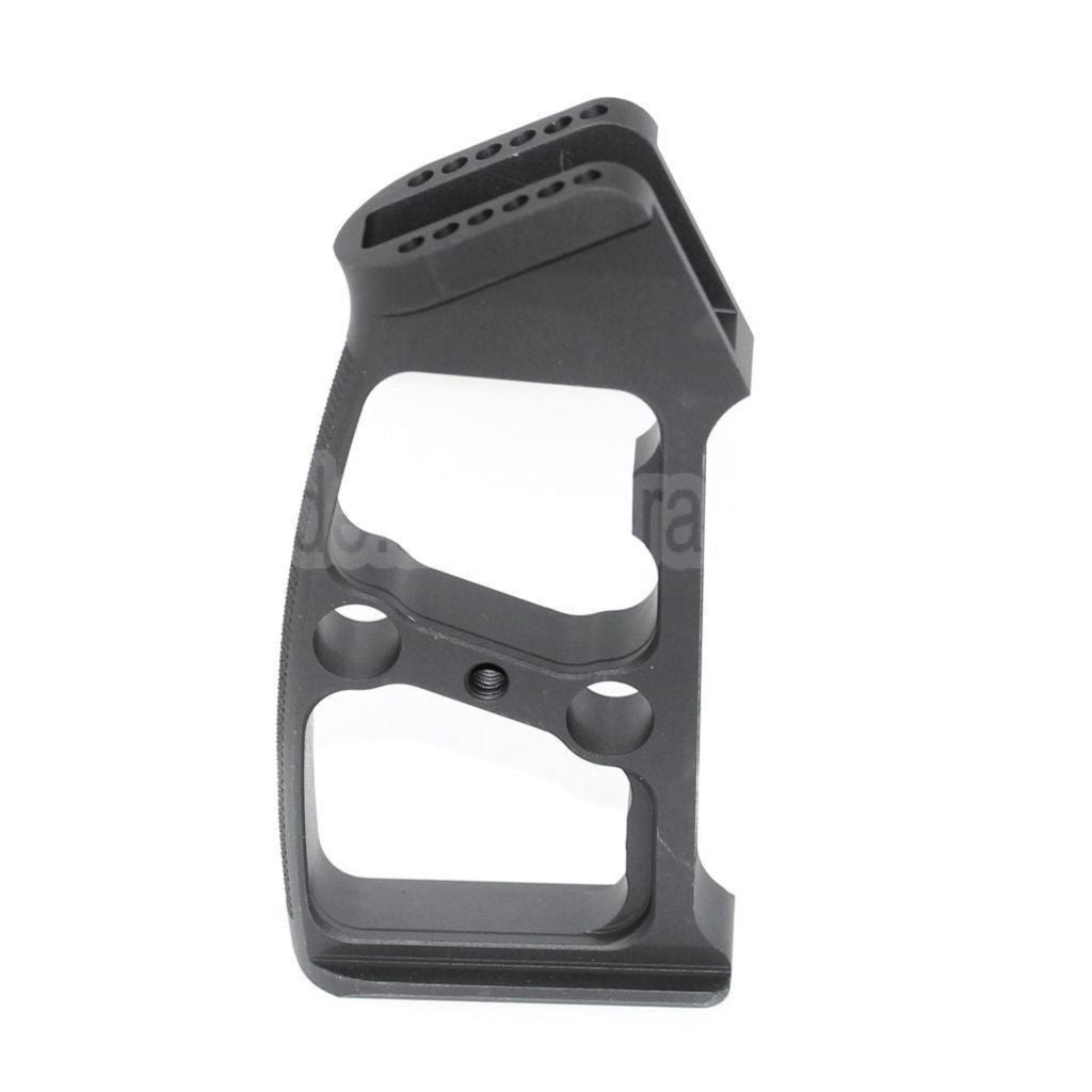 5KU Austauschbarer, kompletter modularer Pistolengriffsatz (Knurly) geeignet für M4 M16 Serie GBB Gewehre Airsoft Schwarz