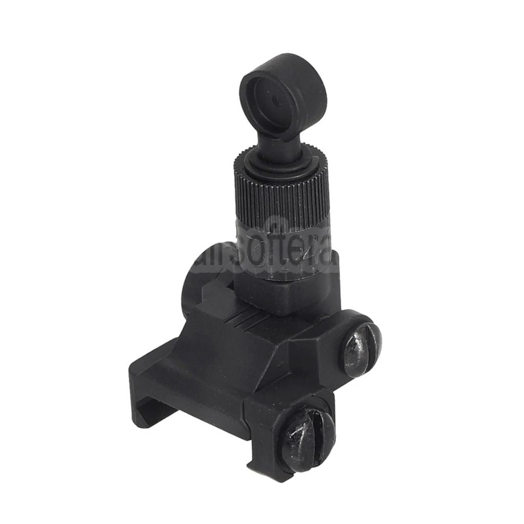 AirsoftEra Metall Legierung KAC Stil Micro Kimme Geeignet für 20mm Picatinny Schiene Gewehre