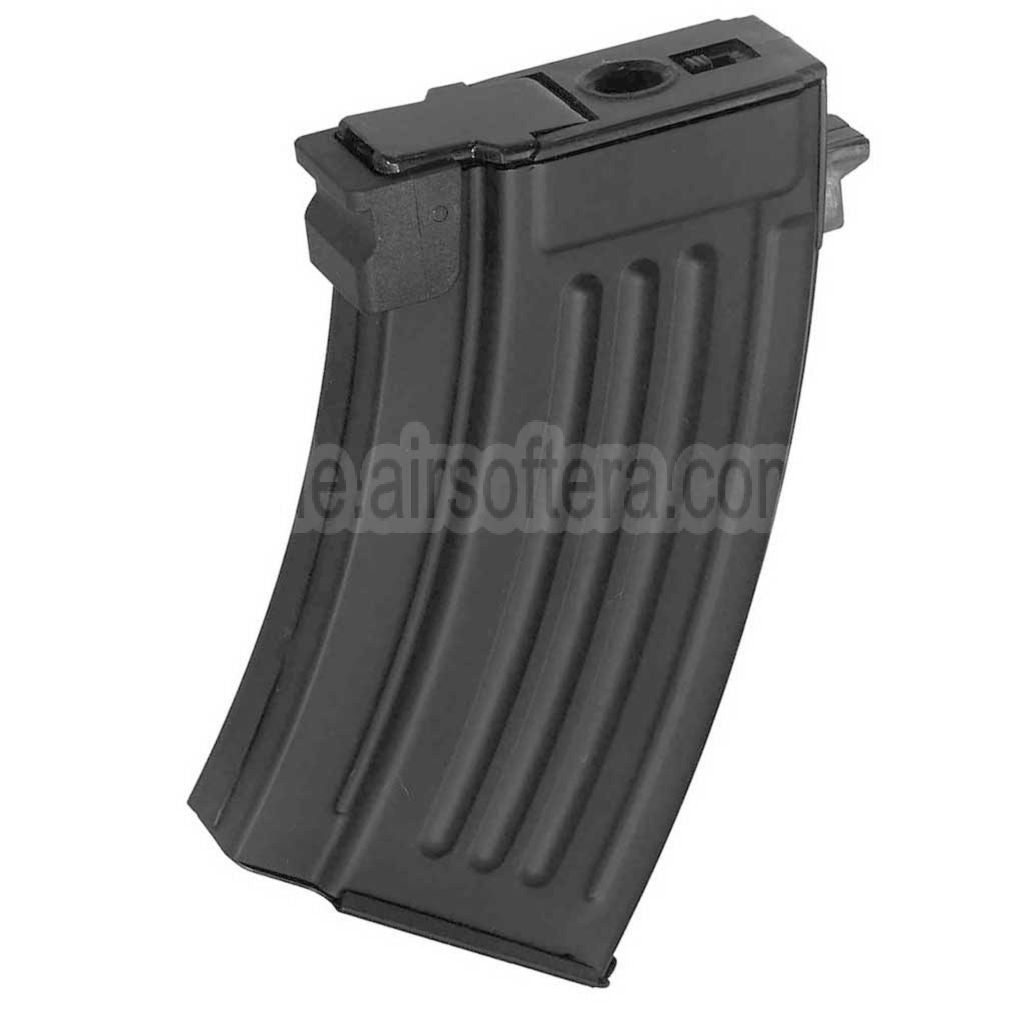 AirsoftEra 250rd AK Beta Hi-Cap Magazin Geeignet für AK Serie AEG Gewehre Schwarz