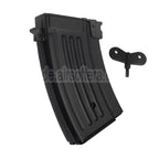AirsoftEra 250rd AK Beta Hi-Cap Magazin Geeignet für AK Serie AEG Gewehre Schwarz