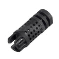 5KU M4SD II Mündungsfeuerdämpfer Geeignet für -14mm CCW Gegen den Uhrzeigersinn Lauf Gewehre Airsoft Schwarz