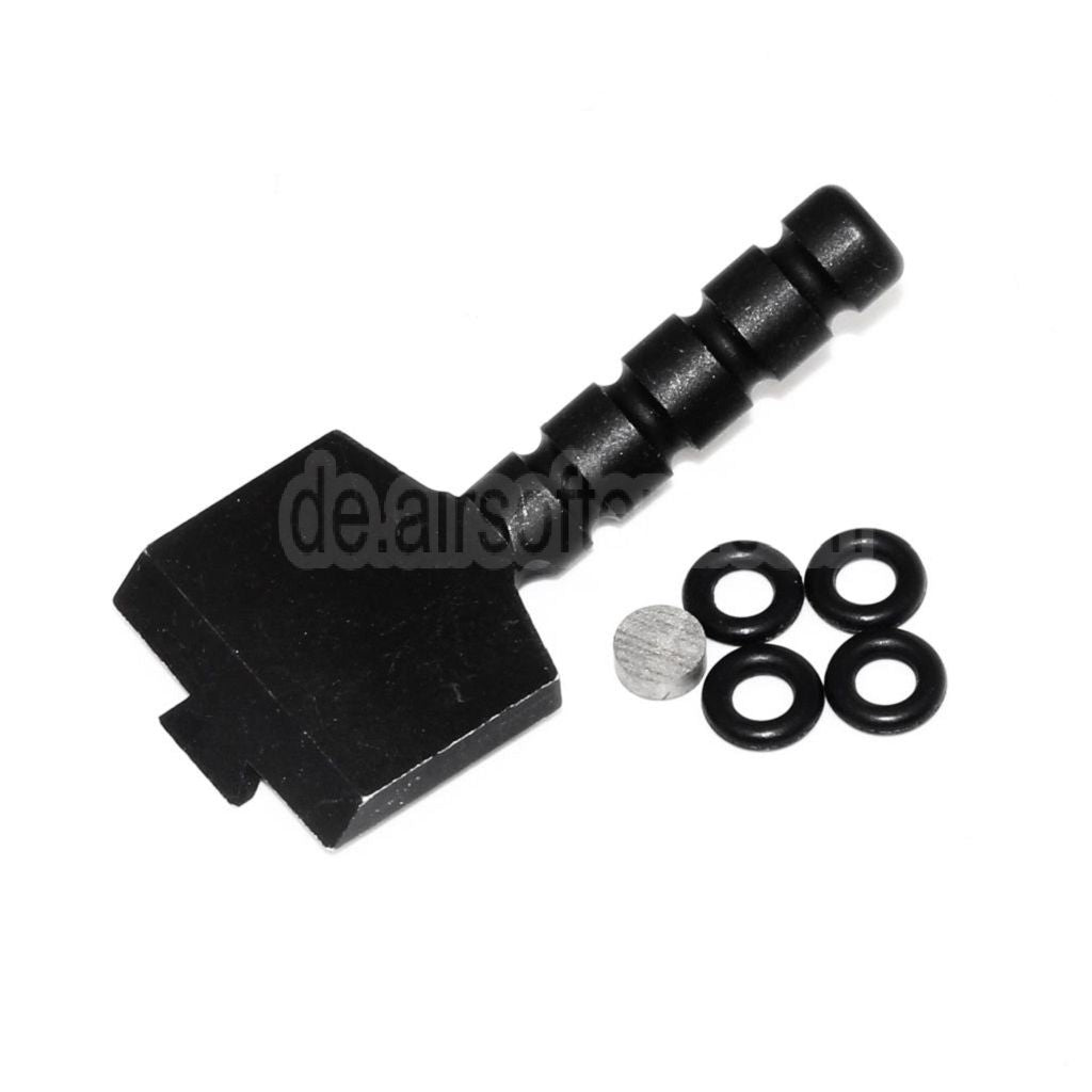5KU Aluminum Spanngriff Geeignet für Tokyo Marui Hi-Capa GBB Pistolen Airsoft Schwarz