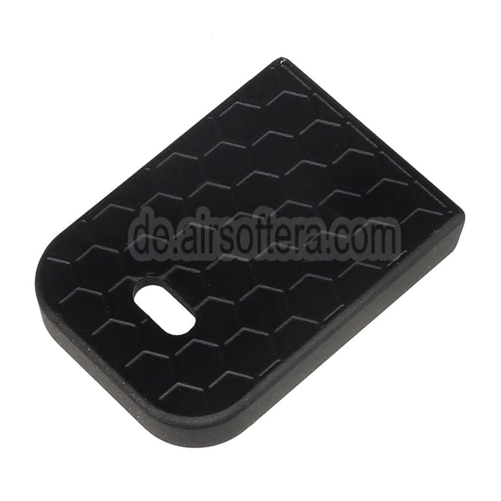 5KU Edelstahl HIVE Magazinbodenplatte geeignet für Tokyo Marui G17 G18C GBB Magazin Schwarz