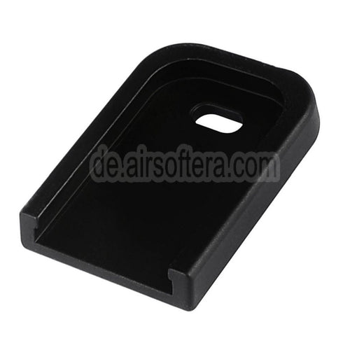 5KU Edelstahl HIVE Magazinbodenplatte geeignet für Tokyo Marui G17 G18C GBB Magazin Schwarz