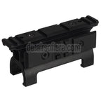 AirsoftEra 20mm Obere und Seitliche Schiene Montagebasis Geeignet für MP5 Serie AEG GBB Gewehre Airsoft Schwarz