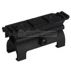 AirsoftEra 20mm Obere und Seitliche Schiene Montagebasis Geeignet für MP5 Serie AEG GBB Gewehre Airsoft Schwarz