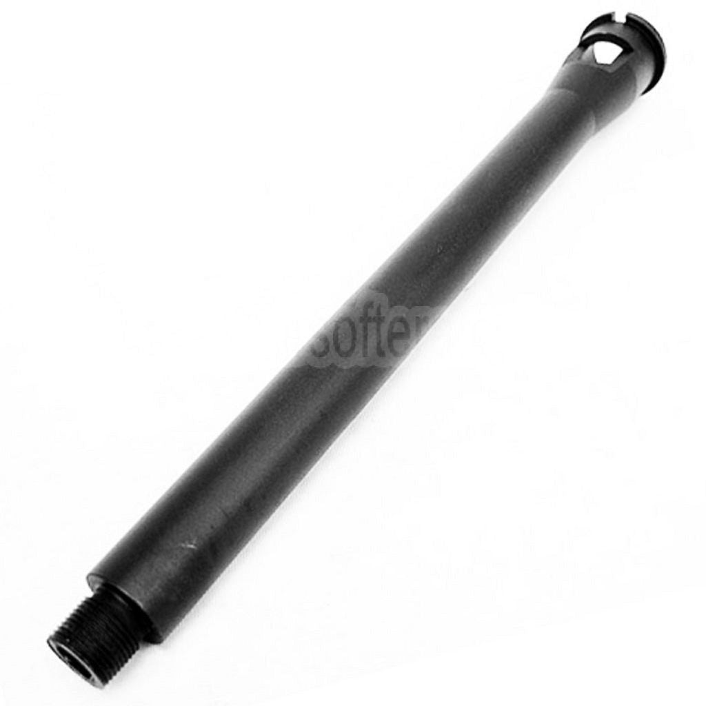 5KU 9 Zoll Aluminium CQB Außenlauf -14mm CCW Gegen den Uhrzeigersinn Geeignet für WA M4 M16 Serie GBB Gewehre Airsoft Schwarz
