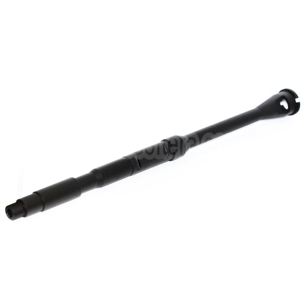 5KU 14.5 Zoll Aluminium M4A1 Außenlauf -14mm CCW Gegen den Uhrzeigersinn Geeignet für WA M4 M16 Serie GBB Gewehre Airsoft Schwarz