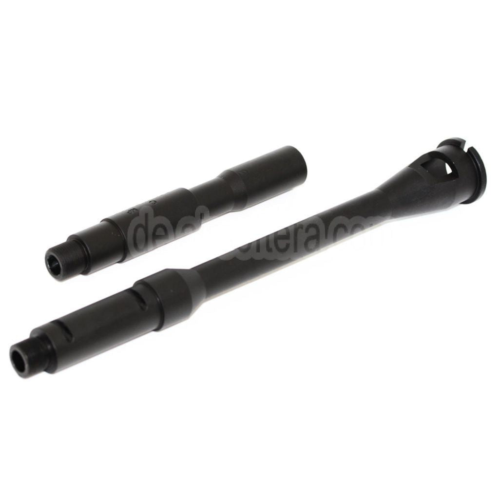 5KU 14.5 Zoll Aluminium M4A1 Außenlauf -14mm CCW Gegen den Uhrzeigersinn Geeignet für WA M4 M16 Serie GBB Gewehre Airsoft Schwarz