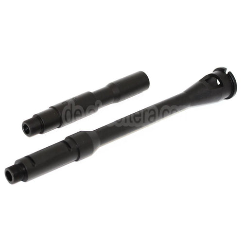 5KU 14.5 Zoll Aluminium M4A1 Außenlauf -14mm CCW Gegen den Uhrzeigersinn Geeignet für WA M4 M16 Serie GBB Gewehre Airsoft Schwarz