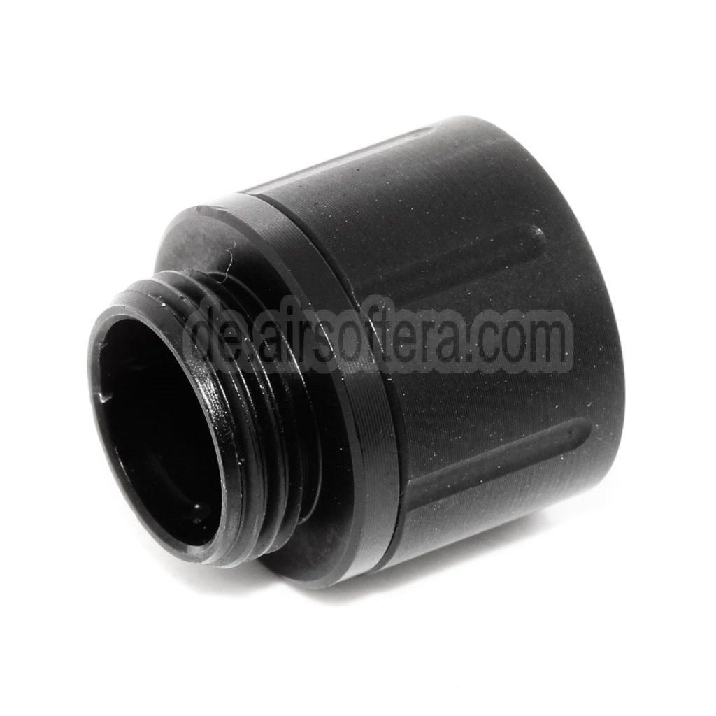 AirsoftEra Lauf Schalldämpfer Kompensator Adapter Geeignet für G17 -12mm CCW gegen den Uhrzeigersinn -14mm CCW gegen den Uhrzeigersinne mit Gewindeabdeckung
