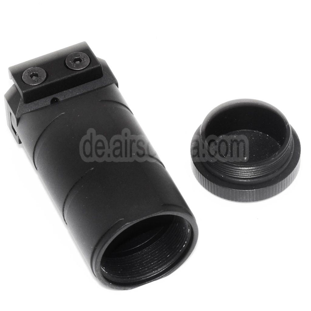 5KU CNC Aluminum PK-5 Vordergriff Geeignet für 20mm Picatinny Schiene AK Serie Gewehre Airsoft Schwarz