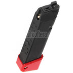 DOUBLE BELL 24rd Co2 Magazin Geeignet für G17 G18C G-Serie GBB Pistolen Airsoft Schwarz/Rot