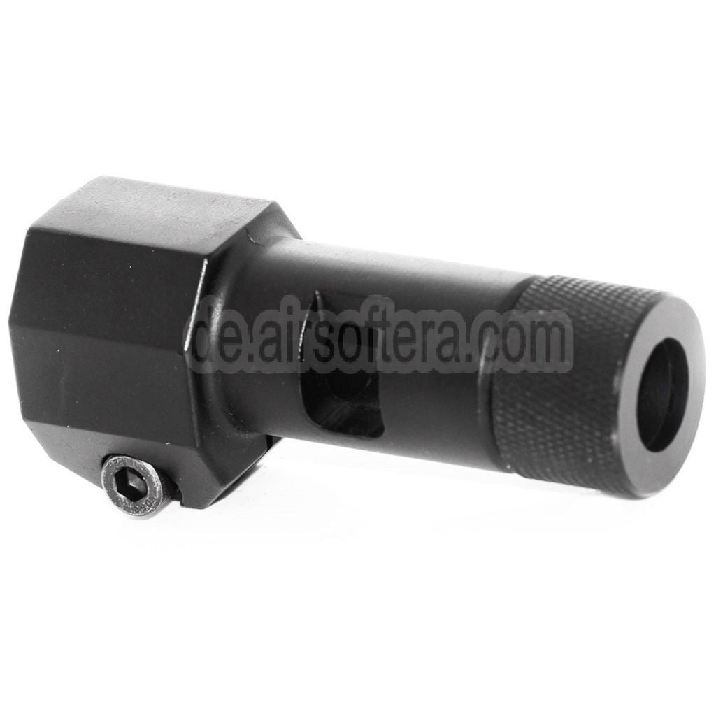 AirsoftEra 74mm Metal Mündungsbremse Mündungsfeuerdämpfer Geeignet für WELL L96 MB Serie Scharfschützen Gewehre