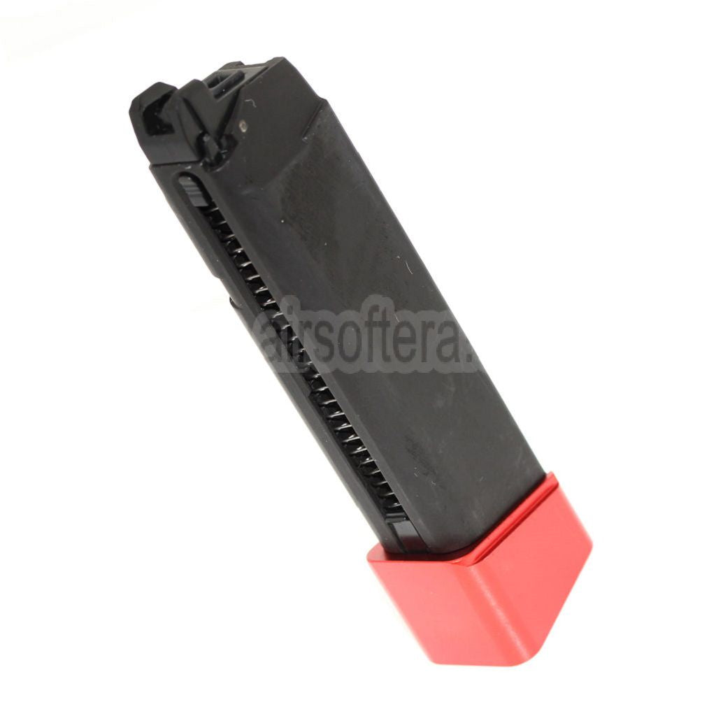 DOUBLE BELL 22rd Gas Magazin Geeignet für G17 G18C G-Serie GBB Pistolen Airsoft Schwarz/Rot