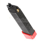 DOUBLE BELL 22rd Gas Magazin Geeignet für G17 G18C G-Serie GBB Pistolen Airsoft Schwarz/Rot