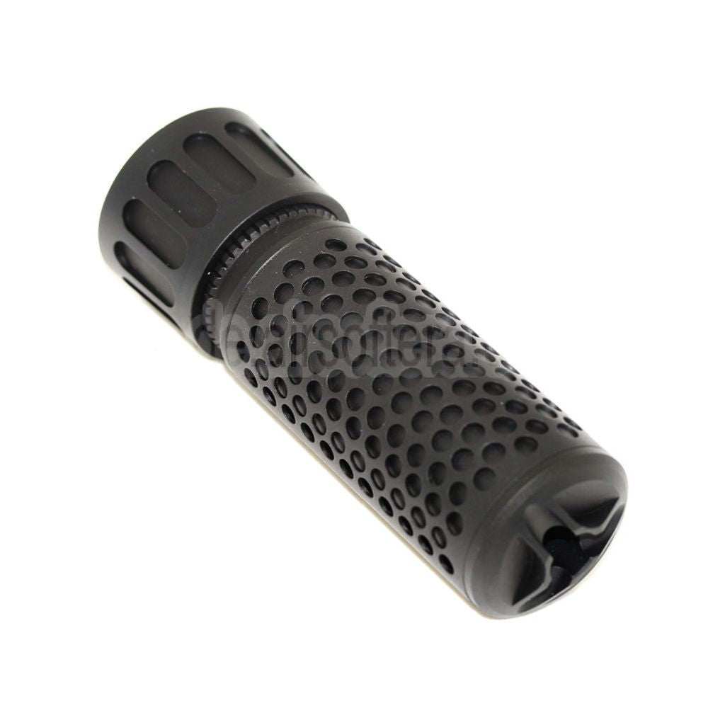 5KU 125mm 5 Zoll KAC Stil QDC/CQB Schalldämpfer mit Mündungsfeuerdämpfer Geeignet für -14mm CCW Gegen den Uhrzeigersinn Lauf Gewehre Airsoft