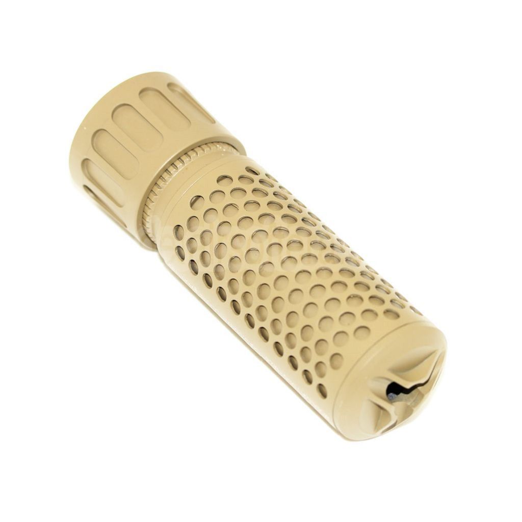 5KU 125mm 5 Zoll KAC Stil QDC/CQB Schalldämpfer mit Mündungsfeuerdämpfer Geeignet für -14mm CCW Gegen den Uhrzeigersinn Lauf Gewehre Airsoft
