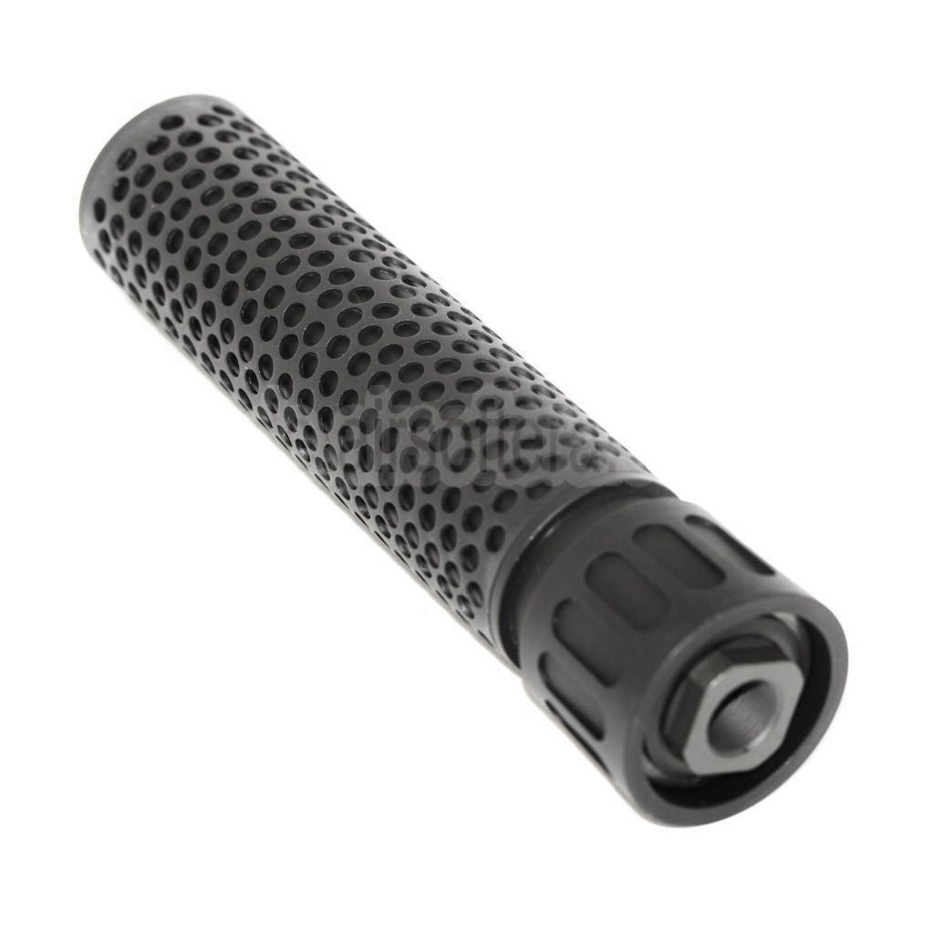 5KU 179mm 7 Zoll KAC Stil QDC/CQB Schalldämpfer mit Mündungsfeuerdämpfer Geeignet für -14mm CCW Gegen den Uhrzeigersinn Lauf Gewehre Airsoft