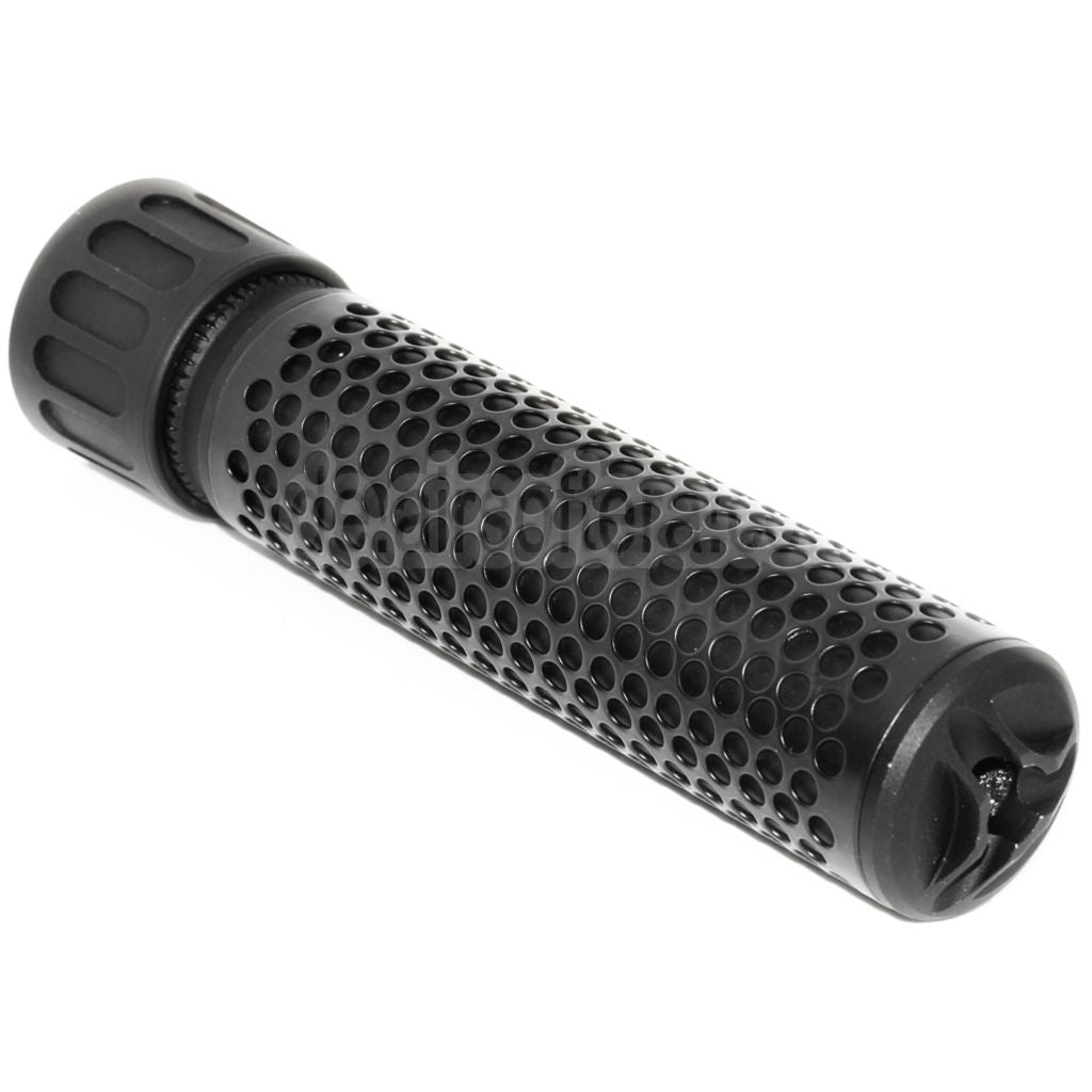 5KU 179mm 7 Zoll KAC Stil QDC/CQB Schalldämpfer mit Mündungsfeuerdämpfer Geeignet für -14mm CCW Gegen den Uhrzeigersinn Lauf Gewehre Airsoft