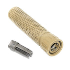 5KU 179mm 7 Zoll KAC Stil QDC/CQB Schalldämpfer mit Mündungsfeuerdämpfer Geeignet für -14mm CCW Gegen den Uhrzeigersinn Lauf Gewehre Airsoft