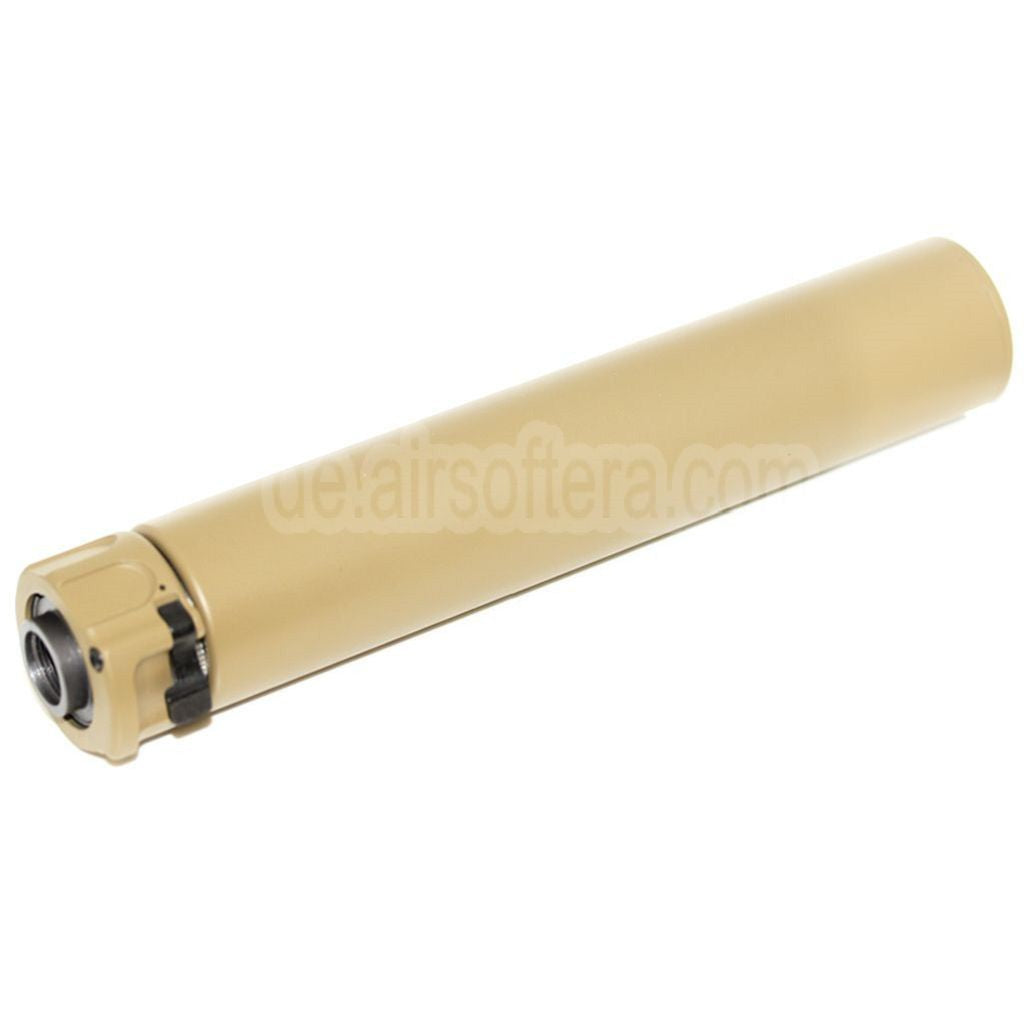 5KU 213mm SOCOM762 RC Schalldämpfer mit Mündungsfeuerdämpfer Geeignet für -14mm CCW Gegen den Uhrzeigersinn Lauf Gewehre Airsoft