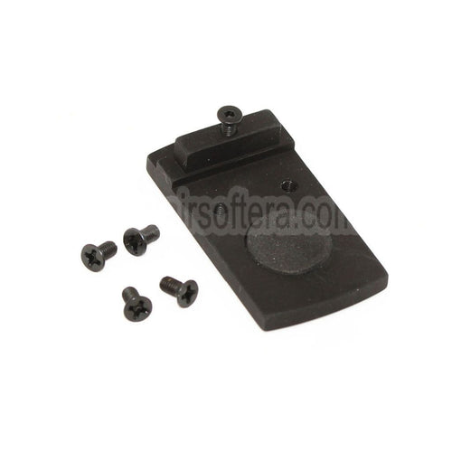 5KU Metall Optima / Docter / Vortex hinteres visierhalterung Geeignet für Tokyo Marui G17 Serie GBB Pistolen Airsoft Schwarz