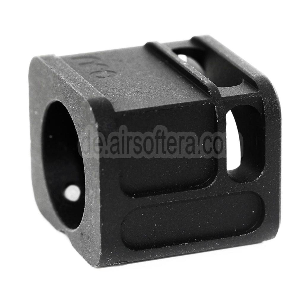 5KU SPARC-M Kompensator -14mm CCW gegen den Uhrzeigersinn Geeignet für Tokyo Marui G17 G18C GBB Pistolen Airsoft Schwarz