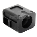 5KU SPARC-L Kompensator -14mm CCW gegen den Uhrzeigersinn Geeignet für Tokyo Marui G17 G18C GBB Pistolen Airsoft Schwarz